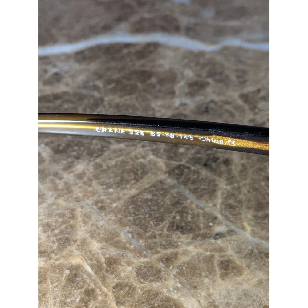 Warby Parker Eyeglasses Crane W 325 52-18-145 Brown/Blue Frames Only